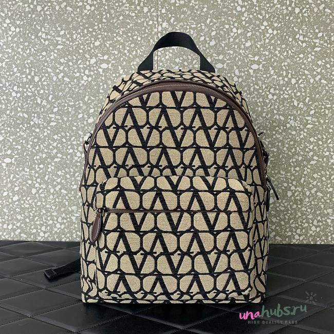 Valentino brown iconographe backpack - 1