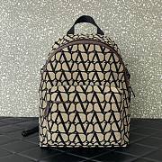 Valentino brown iconographe backpack - 1