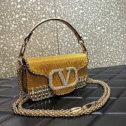 Valentino Garavani small Locò embroidered shoulder bag - 2