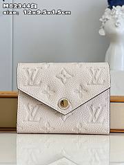 Louis Vuitton white-off short wallet - 1