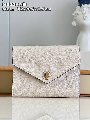 Louis Vuitton white-off short wallet