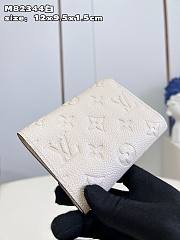 Louis Vuitton white-off short wallet - 4