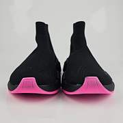 Balenciaga Women's Speed Black/Pink Sneakers  - 5