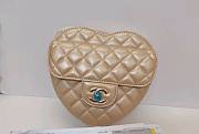 Chanel New Heart Shaped Gold Bag AS2060 - 1