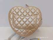 Chanel New Heart Shaped Gold Bag AS2060 - 3