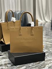 YSL Rive Gauche Smooth Leather Small Tote Bag  - 1