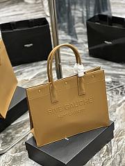 YSL Rive Gauche Smooth Leather Small Tote Bag  - 2