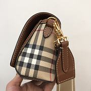 Burberry Check Note Brown Shoulder Bag - 3