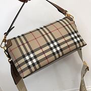 Burberry Check Note Brown Shoulder Bag - 2