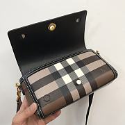 Burberry Check Note Black Shoulder Bag - 2