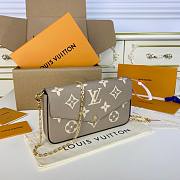 Louis Vuitton Felicie Pochette Dove/Cream Bag - 2