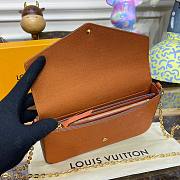 Louis Vuitton Felicie Pochette Brown Bag - 6