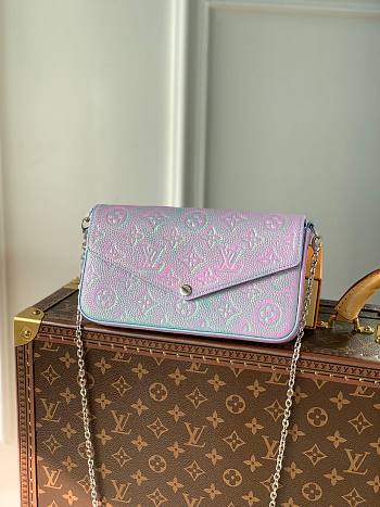 Louis Vuitton Felicie Pochette Purple Bag