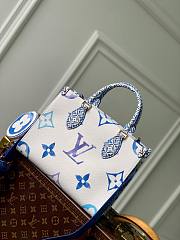 Louis VuittonNew Onthego PM Blue Leather Bag - 4