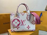 Louis VuittonNew Onthego PM Pink Leather Bag - 5