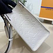 Louis Vuitton Onthego PM White Leather Bag - 2