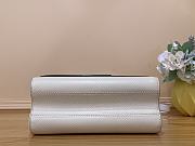 Louis Vuitton Twist MM M22028 Colorful Hardware White Bag - 6