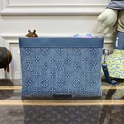 Louis Vuitton New Pochette To-Go Denim Pouch - 6