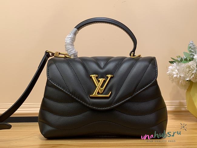 Louis Vuitton Hold Me New Wave Black Leather M21720 Bag - 1