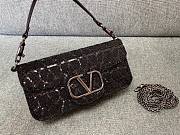 Valentino small Loco Toile black shoulder bag - 3