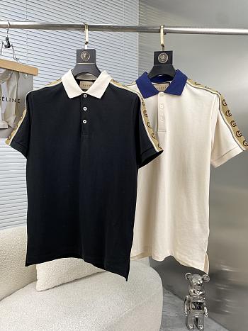 Gucci Polo shirt ( black/ white)