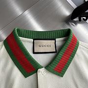 Gucci Polo shirt ( Beige / White) - 2