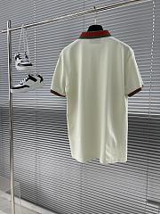 Gucci Polo shirt ( Beige / White) - 6