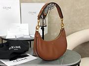 Celine Ava Tan Calfskin Leather Bag - 2