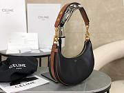 Celine Ava Black Calfskin Leather Bag - 6