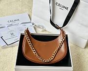 Celine Ava Tan Calfskin Leather Chain Bag - 3