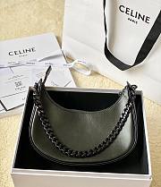 Celine Ava Black Calfskin Leather Chain Bag - 5