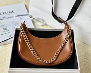 Celine Ava Tan Calfskin Leather Chain Bag - 1