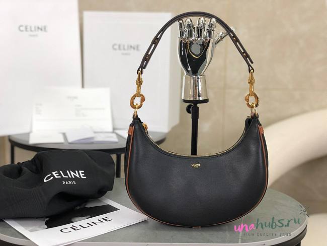 Celine Ava Black Calfskin Leather Bag - 1