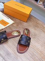 Louis Vuitton Monogram Lock It Flat Mules - 3