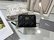 Dior black short zipper wallet - 1