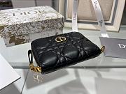 Dior black short zipper wallet - 2