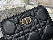 Dior black short zipper wallet - 3