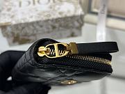 Dior black short zipper wallet - 5