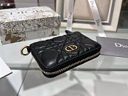 Dior black short zipper wallet - 6