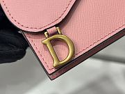 Dior pink short wallet - 4