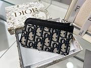 Dior monogram zipper wallet - 4