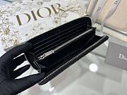 Dior black monogram long wallet - 6