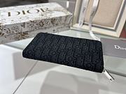 Dior black monogram long wallet - 5