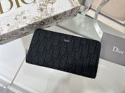 Dior black monogram long wallet - 3