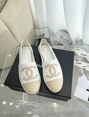 Chanel Espadrilles white beige