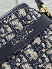 Dior C'est Golden Saddle CD-Embossed Calfskin Bag - 3