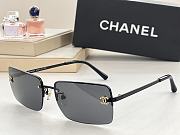 Chanel Rimless Clear sunglasses （ 5 colors） - 2