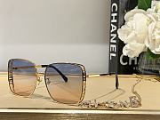 Chanel Rectangular Sunglasses （ 6 colors） - 4