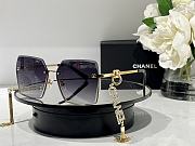 Chanel diamond cut sunglasses ( 7 colors) - 3