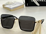 Chanel half metal frame sunglasses (6 colors) - 6